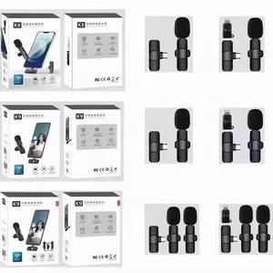 Microphone Lavalier Portable Sans Fil et Filaire PIX-LINK K8 K9 pour Jeux, Interviews, Double Micro pour TikTok, Diffusion en Direct et Vlog - Product Image 6