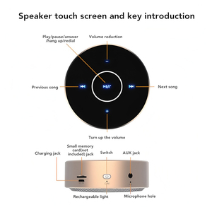 Haut-parleur <span class=keywords><strong>Bluetooth</strong></span> portable avec son HD Compatible avec l'entrée <span class=keywords><strong>auxiliaire</strong></span> du microphone de la carte SD 32G - Product Image 3