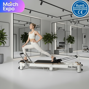 Reformer de Pilates Profesional de Aluminio, Ajustable, Multifuncional, Portátil y Duradero, Directo de Fábrica, OEM, para Ejercicio en Casa o Gimnasio - Product Image 1