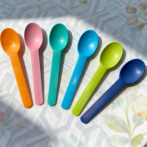 Cuchara <span class=keywords><strong>de</strong></span> Helado Biodegradable <span class=keywords><strong>de</strong></span> Paja <span class=keywords><strong>de</strong></span> <span class=keywords><strong>Trigo</strong></span> Personalizable con Logotipo Colorido, Desechable <span class=keywords><strong>para</strong></span> Yogur y Helado Suave - Product Image 6
