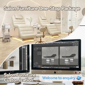 Cama Eléctrica Turri Para Spa Color Beige Silla Facial De Belleza Cama De Cuidado Para Spa De Lujo Cama De Cosmetología Para Salón - Product Image 6