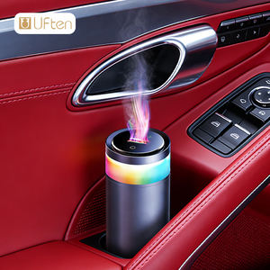 Regalos para Automóviles de Tendencia 2026, Difusor de Fragancia de <span class=keywords><strong>360</strong></span> Grados con Doble Salida, Ambientador Personalizable con Sistema de Iluminación Ambiental de 7 Colores - Product Image 1