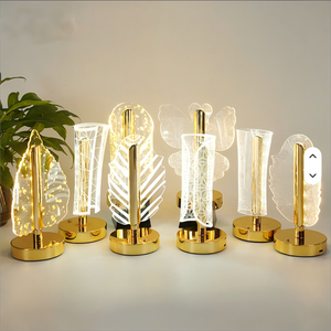 Jar Nordic Lámpara de escritorio táctil creativa recargable Moderna <span class=keywords><strong>5V</strong></span> PC Metal Hierro Lámpara de mesa inalámbrica para el hogar Restaurante Dorado - Product Image 6