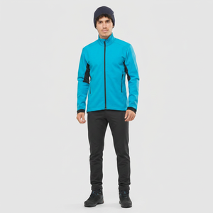 Chaquetas Softshell de Lona a la Moda para Hombre y Mujer, Uniformes Deportivos para Exteriores, Impermeables, con Capucha y Cuello Alto, para Otoño - Product Image 1