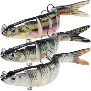 TRUSCEND OEM ODM Realistic Segmented Swim Bait fish lures fishing saltwater swim Bait Hard Fishing Lures