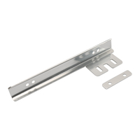 Soporte de montaje de placa de matrícula de galvanoplastia, marco de placa de matrícula de modificación de coche de aluminio, marco de placa de matrícula tipo L de Color