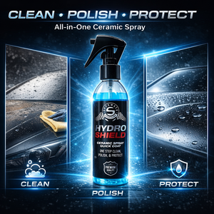 Spray Cerámico Hydro Shield 250ML --Cera para Auto de Aplicación Rápida, Protección Hidrofóbica, Brillo y Pulido en un Solo Paso - Product Image 3
