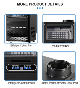 เครื่องทำน้ำแข็งเชิงพาณิชย์ขนาดเล็ก30กก. เครื่องทำน้ำแข็งบนเคาน์เตอร์ ETL สำหรับใช้ในครัวเรือนเครื่องทำน้ำแข็งกล่องพลาสติกไฟฟ้าสำหรับโรงแรม - Product Image 3