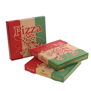 Caixas de Pizza Personalizadas Baratas por Atacado, Todos os Tamanhos de <span class=keywords><strong>8</strong></span> a 13 Polegadas, Caixas de Papel Kraft Corrugado Recicláveis com Verniz - Product Image 4