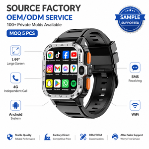 Montre connectée PGD 4G Android 8.1 SC9832E Quad-core 2,03 pouces avec carte SIM, double caméra 800W, Wi-Fi standard, e-mail - Product Image 2