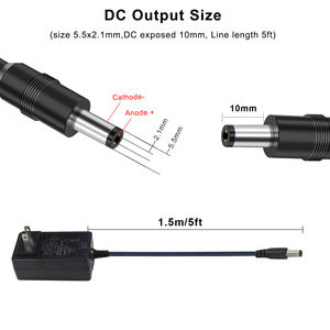 5V 3A 2A Dc 1A Ac 12 V 24V 100-240V Cctv камера безопасности Япония 12 вольт трансформатор Импульсный адаптер питания - Product Image 4