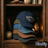 Gorra de Béisbol Vintage de 6 Paneles con Logotipo Bordado, de Pana Retro, Ajustable, Transpirable, para Deportes al Aire Libre, para Hombre y Mujer
