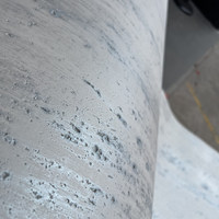Panneaux de revêtement muraux flexibles en pierre souple TRAVERTINE Platinum pour décoration intérieure et extérieure, écologiques
