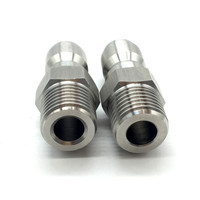 Connecteur rapide pour tuyau d'eau en acier inoxydable pour nettoyeur haute pression, prise 3/8''