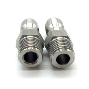 Connecteur rapide <span class=keywords><strong>pour</strong></span> <span class=keywords><strong>tuyau</strong></span> d'<span class=keywords><strong>eau</strong></span> en acier inoxydable <span class=keywords><strong>pour</strong></span> nettoyeur haute pression, prise 3/8'' - Product Image 4