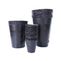 Dekorasi rumah kreatif besar Liner pohon plastik Pot biji Pot bunga meja Mini untuk tanaman sukulen warna-warni warna untuk taman