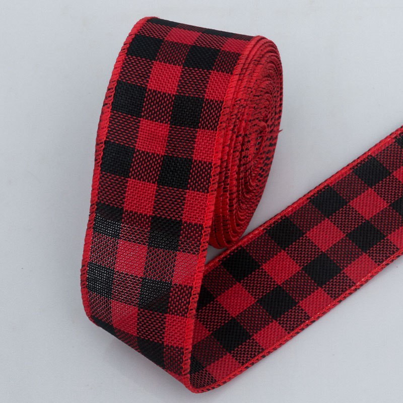Red & Black-5cm, 10 Yards Per Roll