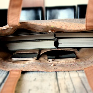 Sacs fourre-tout en liège personnalisés Boshiho, sac à main en liège vegan, sac fourre-tout en liège vegan écologique pour femmes - Product Image 6
