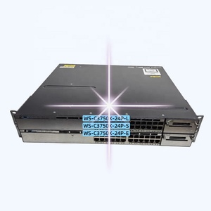 Commutateur Cisco <span class=keywords><strong>WS</strong></span>-<span class=keywords><strong>C3750X</strong></span>-24U-L <span class=keywords><strong>S</strong></span> E Original Neuf 3750X 24 ports UPOE Data LAN Base. Base IP/Base LAN/Services IP. - Product Image 4