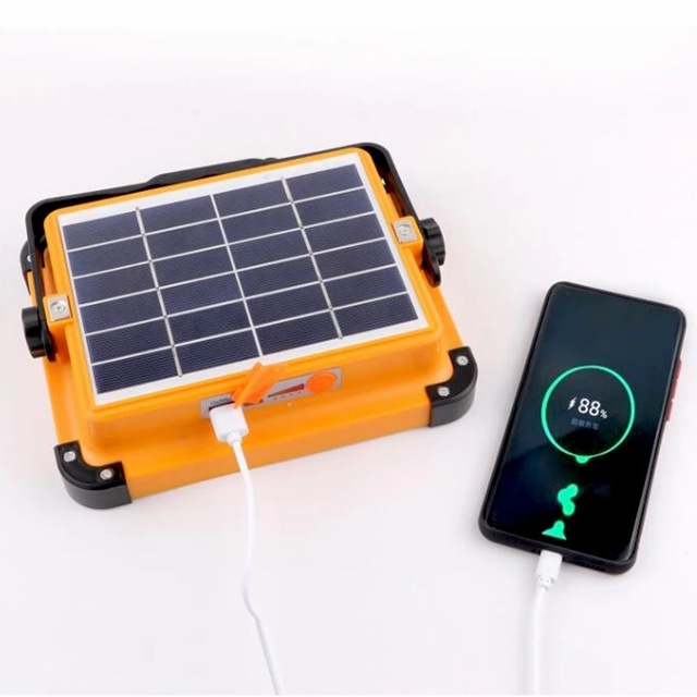 Type C USB Rechargeable Power Bank Solar Light Portable Super Bright 5 Modes Indicator Battery Camping Lantern