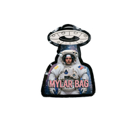Sachet Mylar découpé sur mesure avec fermeture Ziplock pour emballage de bonbons, snacks et biscuits, anti-odeur, forme unique, sachet plastique autoportant