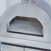 Kit de cuisine extérieure avec structure métallique, ensemble de cuisine extérieure avec barbecue et four à pizza, cuisines extérieures avec four Kamado
