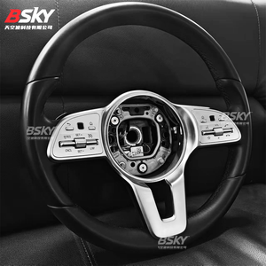 Lederen stuurwiel voor Mercedes-Benz C190 W117 W166 W177 S500 W205 W213 W216 W217 W218 W222 W253 W257 W463 GLE G63 C63AMG - Product Image 6