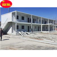 Maisons de conteneurs d'expédition modulaires préfabriquées 20ft casas modulares prefabricadas fabricant de maisons préfabriquées