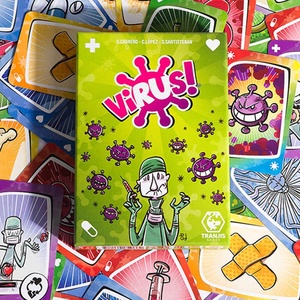 Nuevo <span class=keywords><strong>Juego</strong></span> de Cartas de Rompecabezas sobre Infecciones Virales en Español, Versión en Inglés, para Entretenimiento Familiar y de Padres e Hijos - Product Image 1