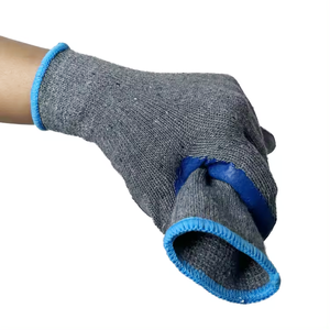 Guantes de trabajo de jardín con revestimiento de <span class=keywords><strong>PU</strong></span> y aislamiento de nitrilo para hombre, guantes de seguridad de látex de alta calidad con forro de algodón para trabajos de construcción - Product Image 2