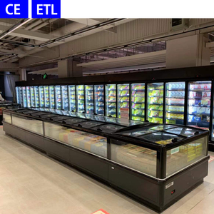 Congelatore orizzontale commerciale per esposizione e conservazione di alimenti surgelati, raffreddamento diretto, illuminazione a LED, porta scorrevole in vetro, digitale - Product Image 5