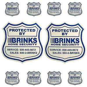 Pegatina de Advertencia Personalizada con Logotipo Reflectante Americano en Relieve para el Hogar, Pegatina de Seguridad para Alarma ADT - Product Image 5