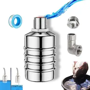 Float Valve 1/2" 3/4'' Auto Float Valve 304 Stainless Steel Fully Automatic Water Level Control Float Valve for Water Tank
