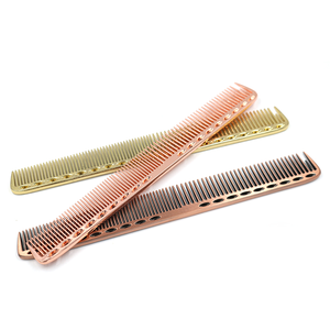 Qhdmj — broche métallique en aluminium pour barbier, résistant à la chaleur, idéal pour Salon de coiffure, <span class=keywords><strong>peigne</strong></span> à <span class=keywords><strong>queue</strong></span> de Rat, logo gratuit - Product Image 3