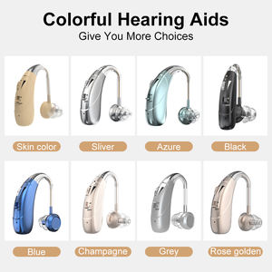 سماعات أذن قابلة للشحن خلف الأذن لكبار السن وضعاف السمع مع دعم تقليل الضوضاء وتخفيف طنين الأذن - Product Image 2