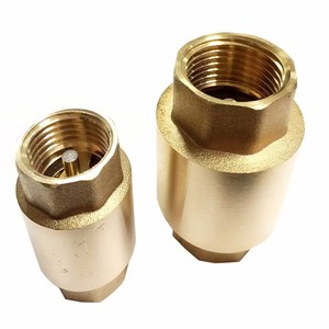 Válvula de Retención de Bronce de 20 mm para Sistemas de Plomería y Riego, Material de Sellado de PTFE, Accionamiento Manual - Product Image 2
