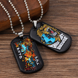 Placa <span class=keywords><strong>de</strong></span> Identificación Personalizada <span class=keywords><strong>para</strong></span> Perro, <span class=keywords><strong>de</strong></span> Metal Esmaltado, Aleación <span class=keywords><strong>de</strong></span> Zinc, Plateada, con Logotipo 2D/3D en Relieve, Collar con Placa <span class=keywords><strong>de</strong></span> Identificación <span class=keywords><strong>para</strong></span> Hombre - Product Image 6