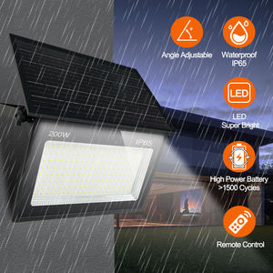 ระบบแสงสว่างกลางแจ้งแบบพกพาพับได้30W-200W ได้รับการรับรองจาก IP65 ABS มาตรฐาน RoHS กันน้ำได้ - Product Image 4