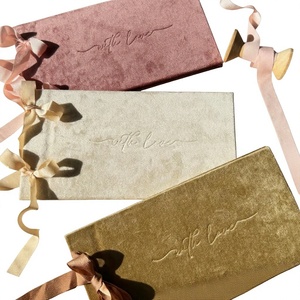 Tarjetas de Invitación de Terciopelo, Tarjetas de Felicitación, Tarjetas de Visita, con Relieve y Dorado, Diseño de Lujo, Tarjetas de Invitación de Boda Únicas - Product Image 1