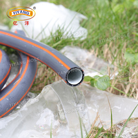 Kink Free Cold Resistance Taille personnalisée 1/2 5/8 Tuyau d'eau de jardin flexible en PVC anti-UV avec accessoires en laiton ou en plastique