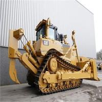 Bulldozer sur chenilles Caterpillar D8T/D8R/D9R/D8H d'occasion – Composants essentiels : Moteur, Pompe, Boîte de vitesses – 180 CV, Capacité de bulldozing de 6,5 m