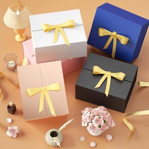 Custom Printing Logo Fold Rigid Cardboard <b>Box</b> Magnet <b>Foldable</b> Paper Gift Boxes - Product Image 6