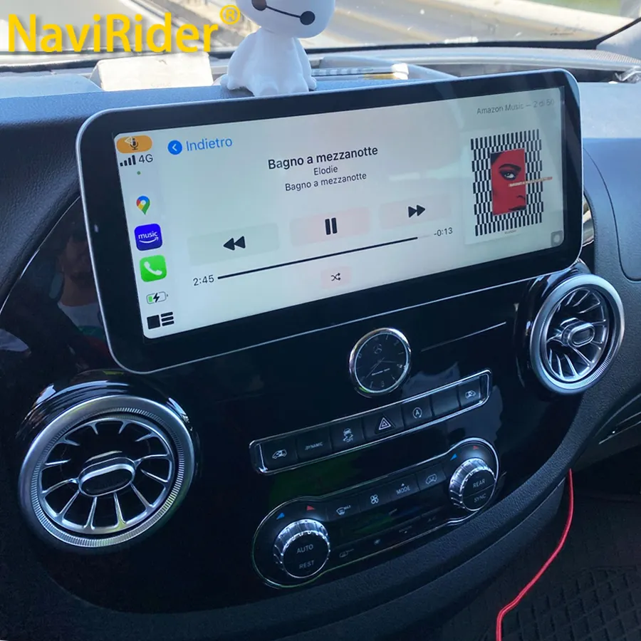 256GB 12.3 pouces Android 13 autoradio pour Mercedes Benz Vito 116 W447 2016 lecteur multimédia stéréo GPS sans fil Carplay unité principale