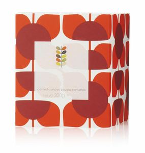 Bougie parfumée à la lavande dans un bocal en verre bleu à fleurs de style nordique 200g - Product Image 4