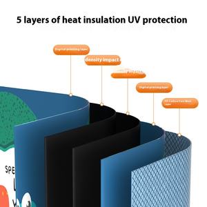 Nouveau dessin animé double couche imprimé <span class=keywords><strong>voiture</strong></span> pare-soleil maille <span class=keywords><strong>aimant</strong></span> <span class=keywords><strong>rideau</strong></span> pour fenêtre latérale isolation thermique et Protection solaire - Product Image 4