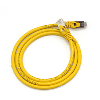 Kabel Patch Cord Cat6 RJ45 UTP FTP STP 26AWG 250MHz Gigabit Ethernet Bulat Pipih Tipis Multi Warna Lan Jumper untuk Pusat Data