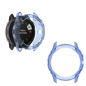 Nouveau Design coque de <span class=keywords><strong>montre</strong></span> transparente TPU pour Garmin Fenix 6X Pro couverture - Product Image 4