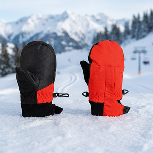 Gants de ski et de snowboard d'extérieur, chauds, coupe-vent, imperméables, compatibles écran tactile, en polyester, pour le cyclisme et les sports d'hiver - Product Image 3
