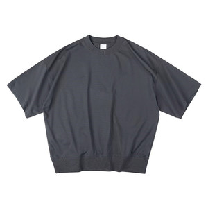 T-shirt basique pour homme en coton 100% Terry 280g, coupe ample, épaules tombantes, longueur standard, respirant, écologique, style streetwear - Product Image 1