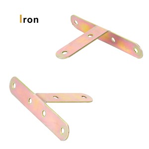 Braket rak logam berbentuk T, penjepit sudut dekoratif, perlengkapan kursi kayu pelat sudut diperkuat braket sudut - Product Image 3